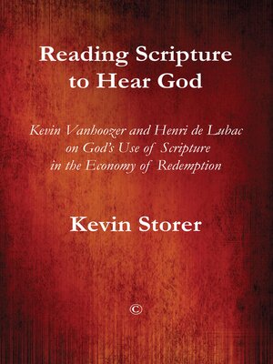 cover image of Reading Scripture to Hear God